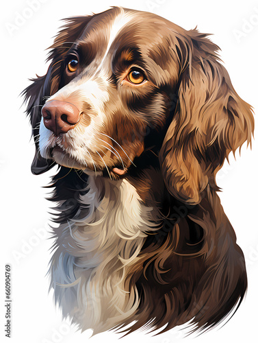 A Close Up Of A Dog