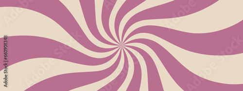 Ice cream swirling radial background. Converging psychadelic scalable stripes. Fun sun light beams. Helix rotation rays. Vector illustration for swirl design. Summer. Vortex spiral twirl. 
