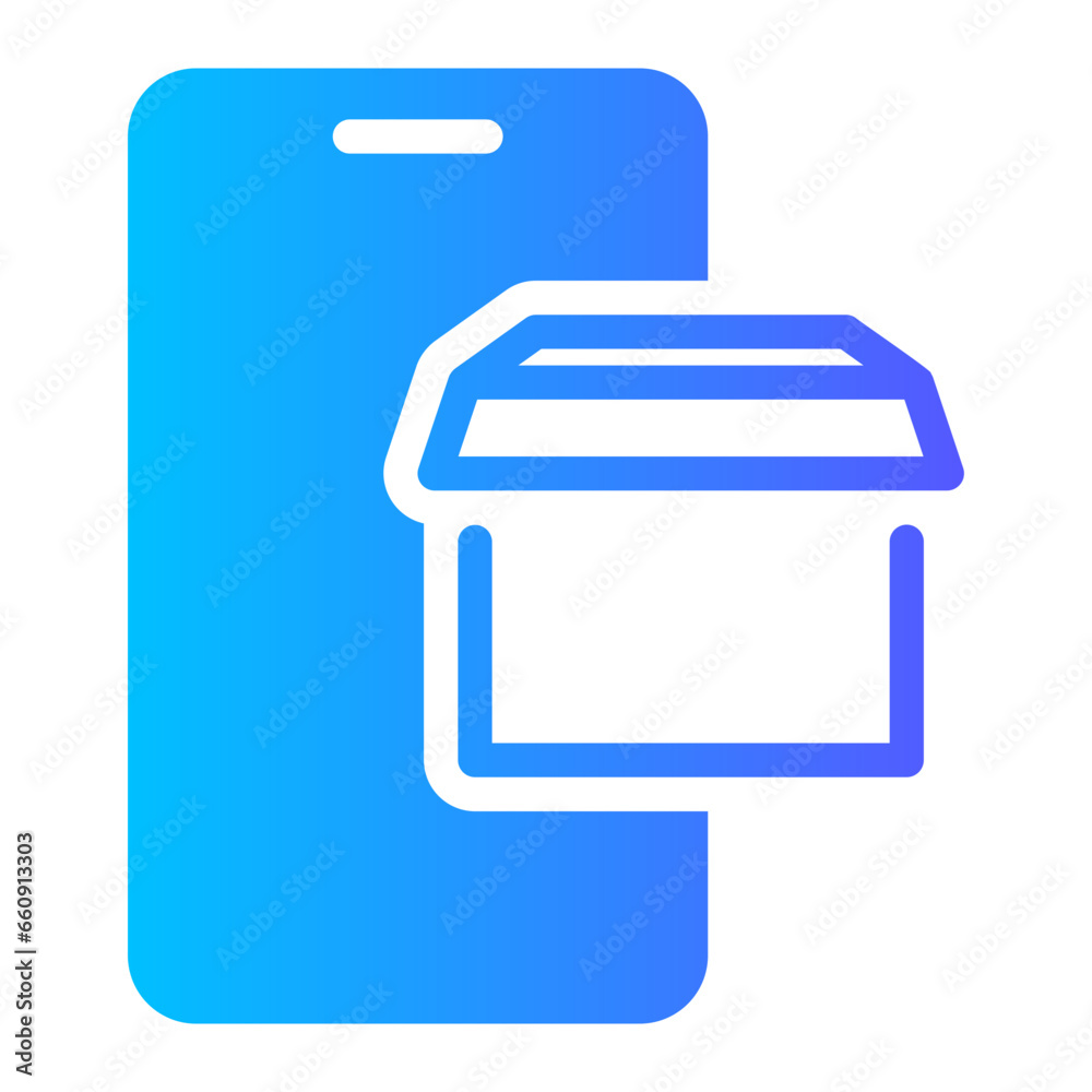 smartphone gradient icon smartphone gradient icon