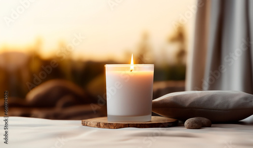 Velas decoracion soft - hotel spa, hogar relajacion - Descanso aromaterapia masaje photo
