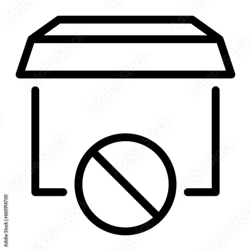 stop line icon