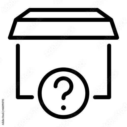 unknown line icon