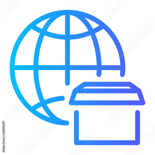 global gradient icon
