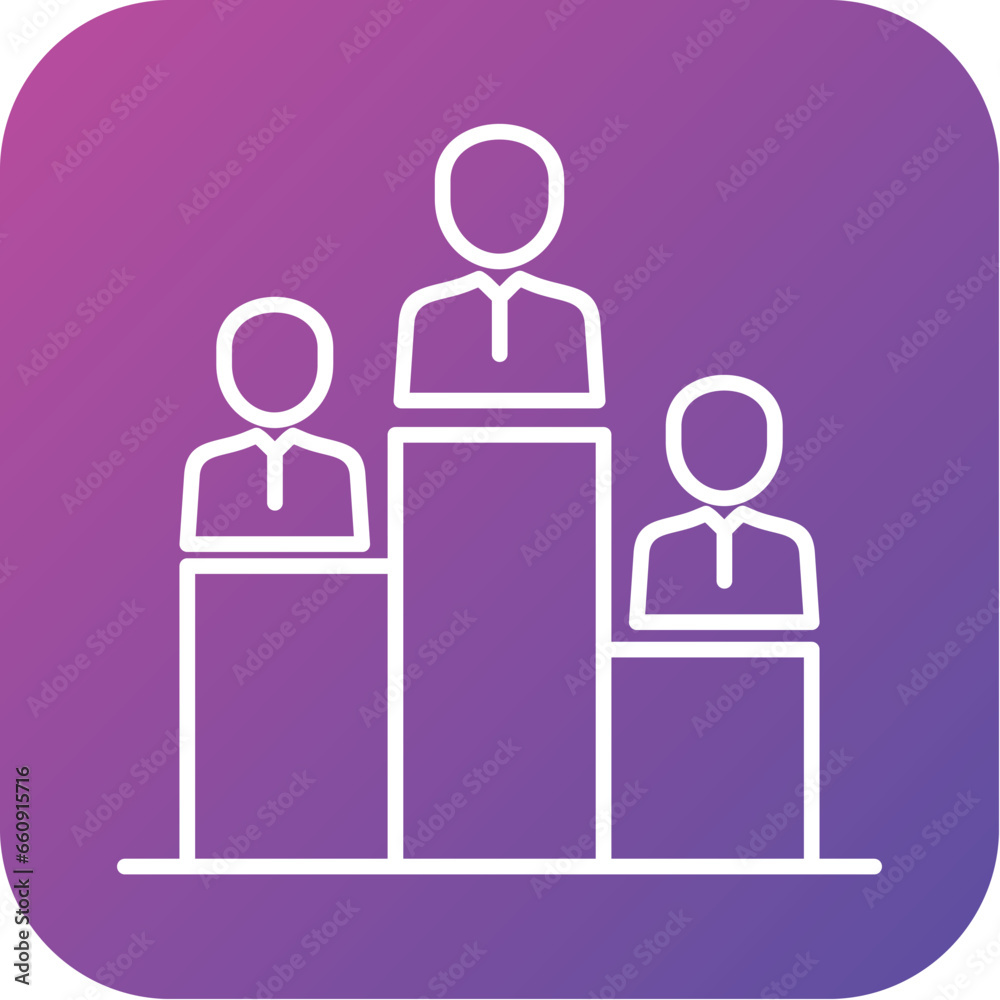 Rankings Glyph Rounded Background Icon pictogram symbol visual illustration Rankings Glyph Rounded Background Icon pictogram symbol visual illustration