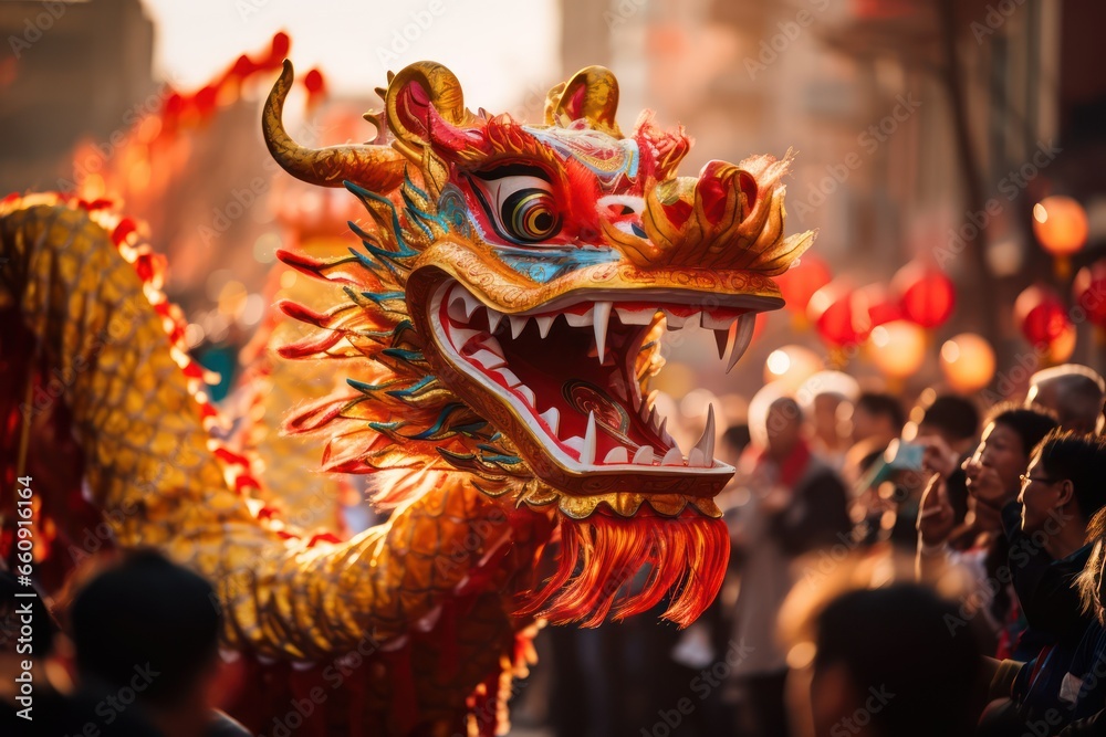 Chinese dragon sculpture, golden dragon. chinese zodiac Chinese dragon sculpture, golden dragon. chinese zodiac