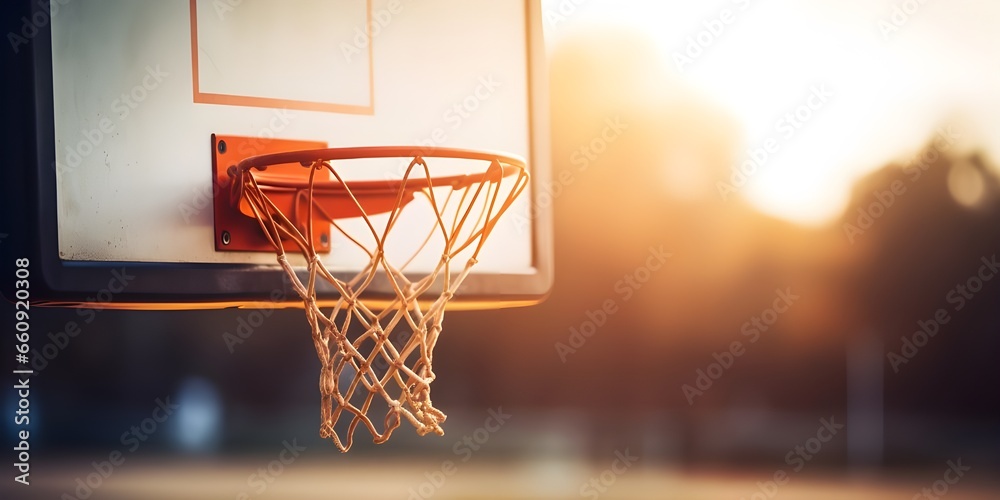 basketball hoop on the street