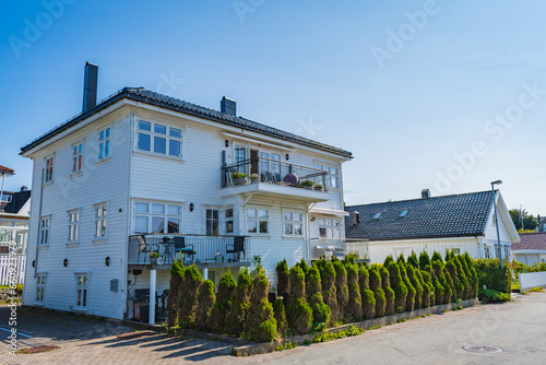 Obraz na płótnie Cityscape of Kristiansand (Norway) w salonie