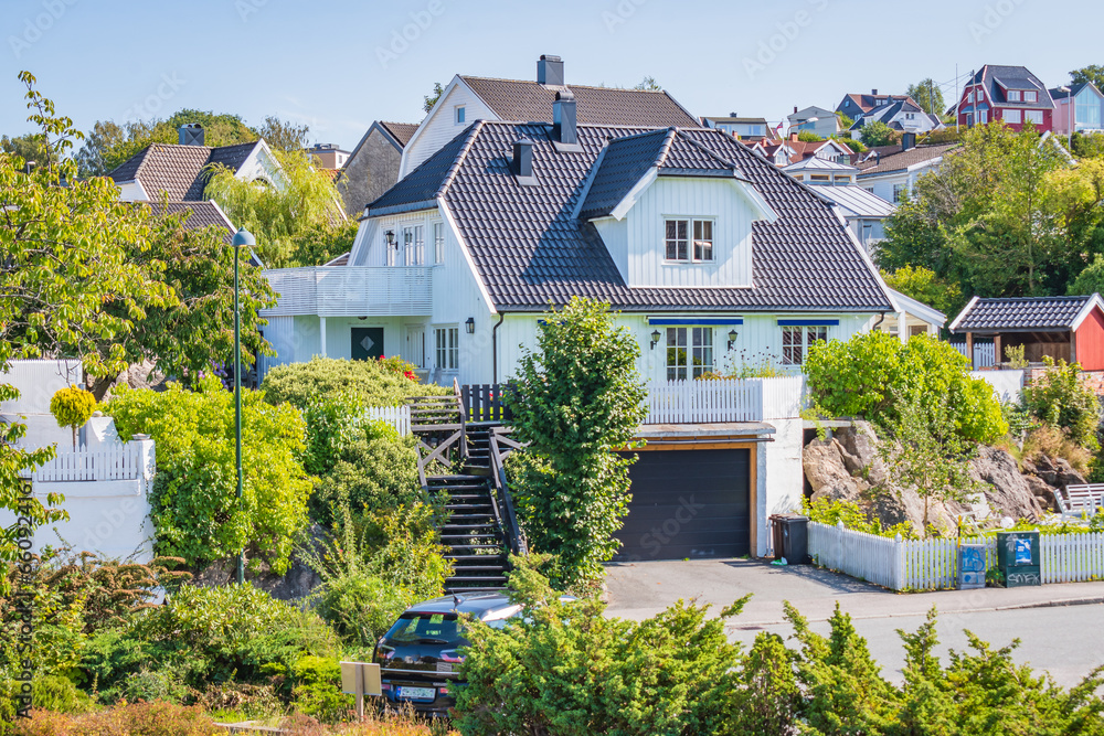 Cityscape of Kristiansand (Norway)