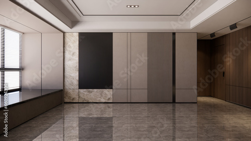 3D, interior, Clear room, empty interior, presentation, room mock up, 3d rendering