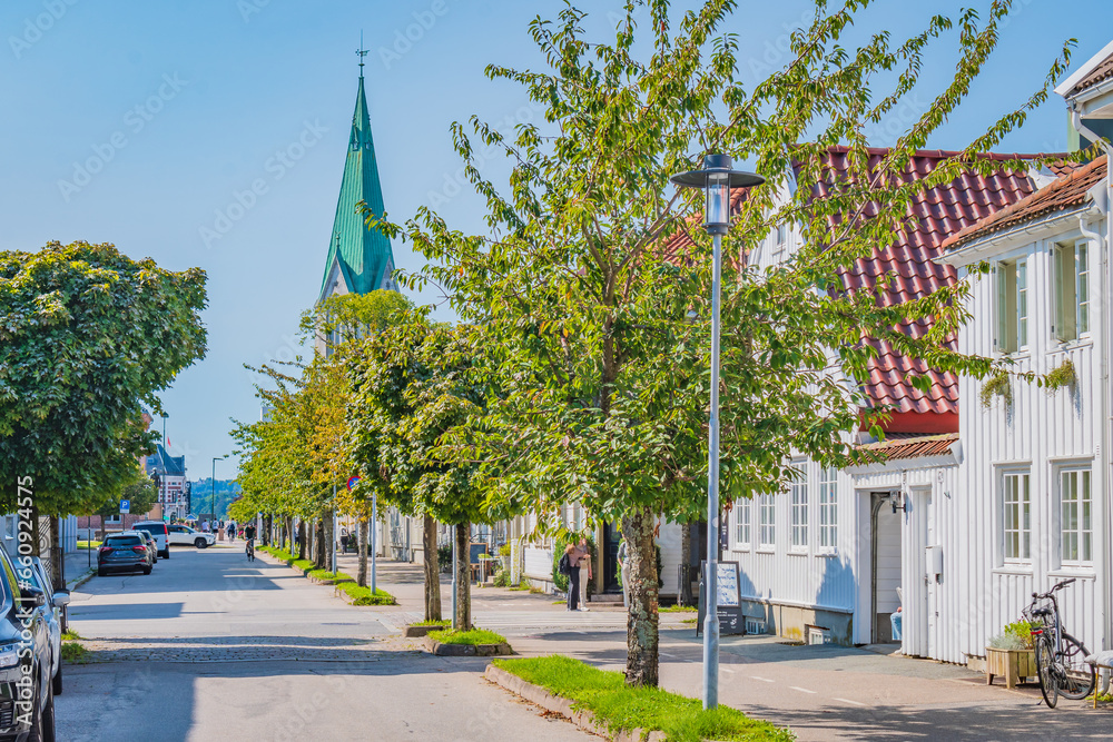 Cityscape of Kristiansand (Norway)