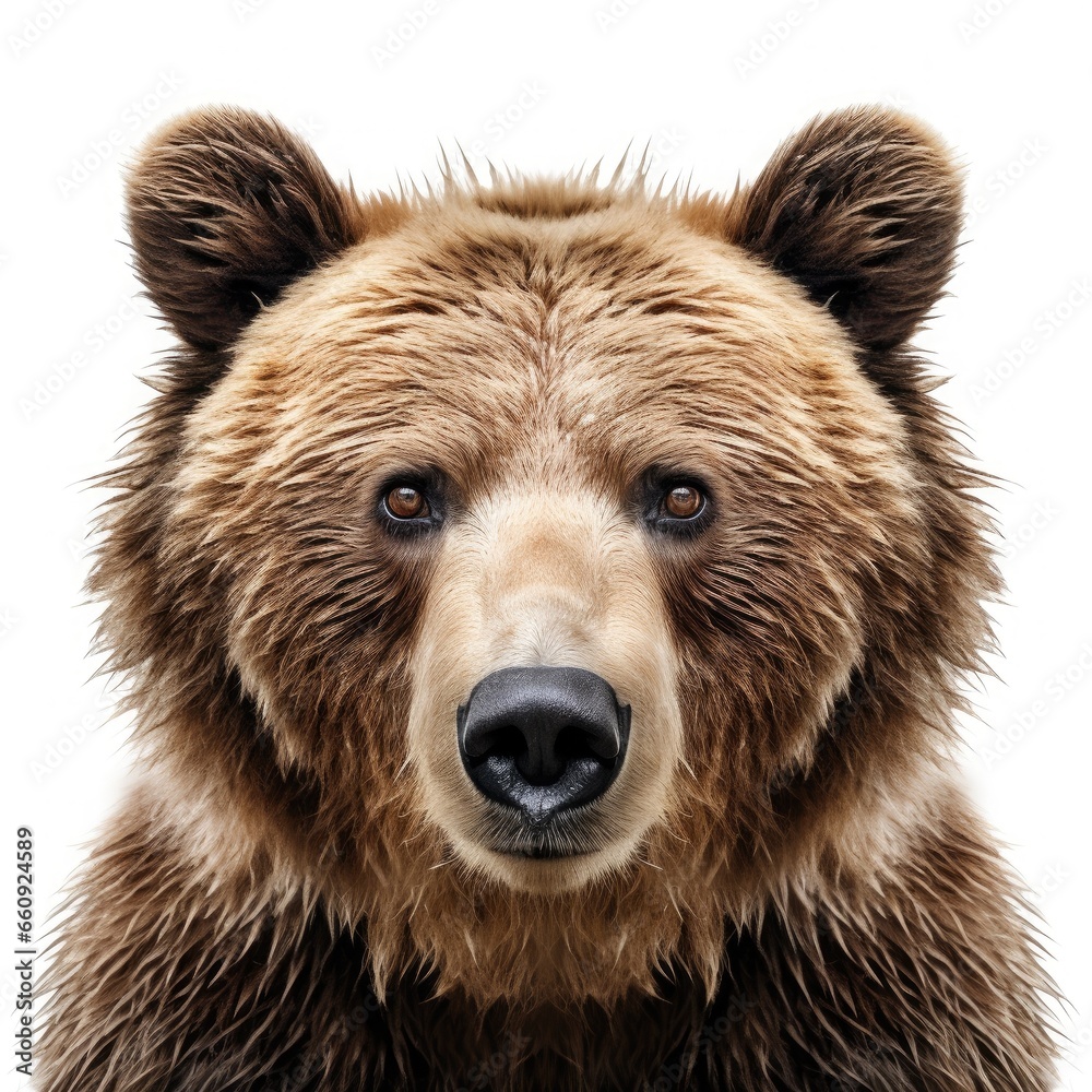 Obraz premium Bear Passport Photo