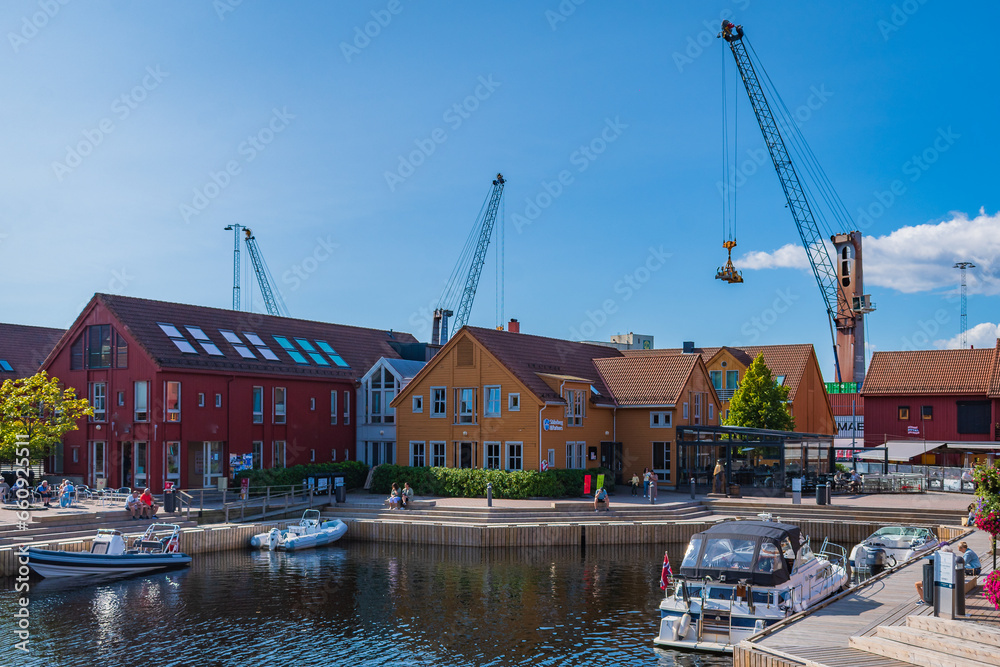 Cityscape of Kristiansand (Norway)
