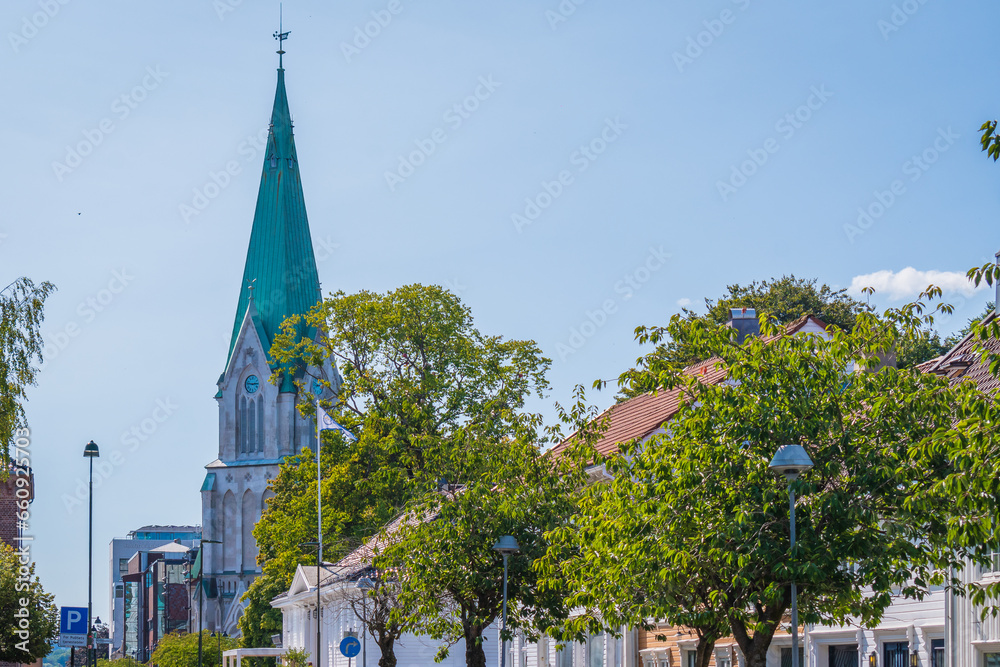Cityscape of Kristiansand (Norway)