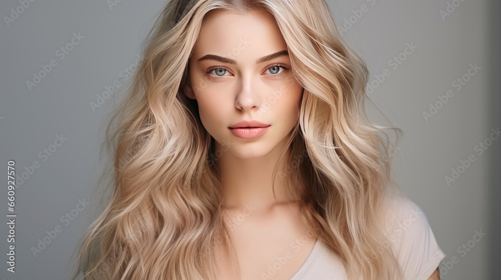 Beautiful young woman with perfect makeup. Beautiful young woman with perfect makeup.