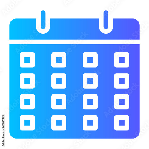 calendar gradient icon