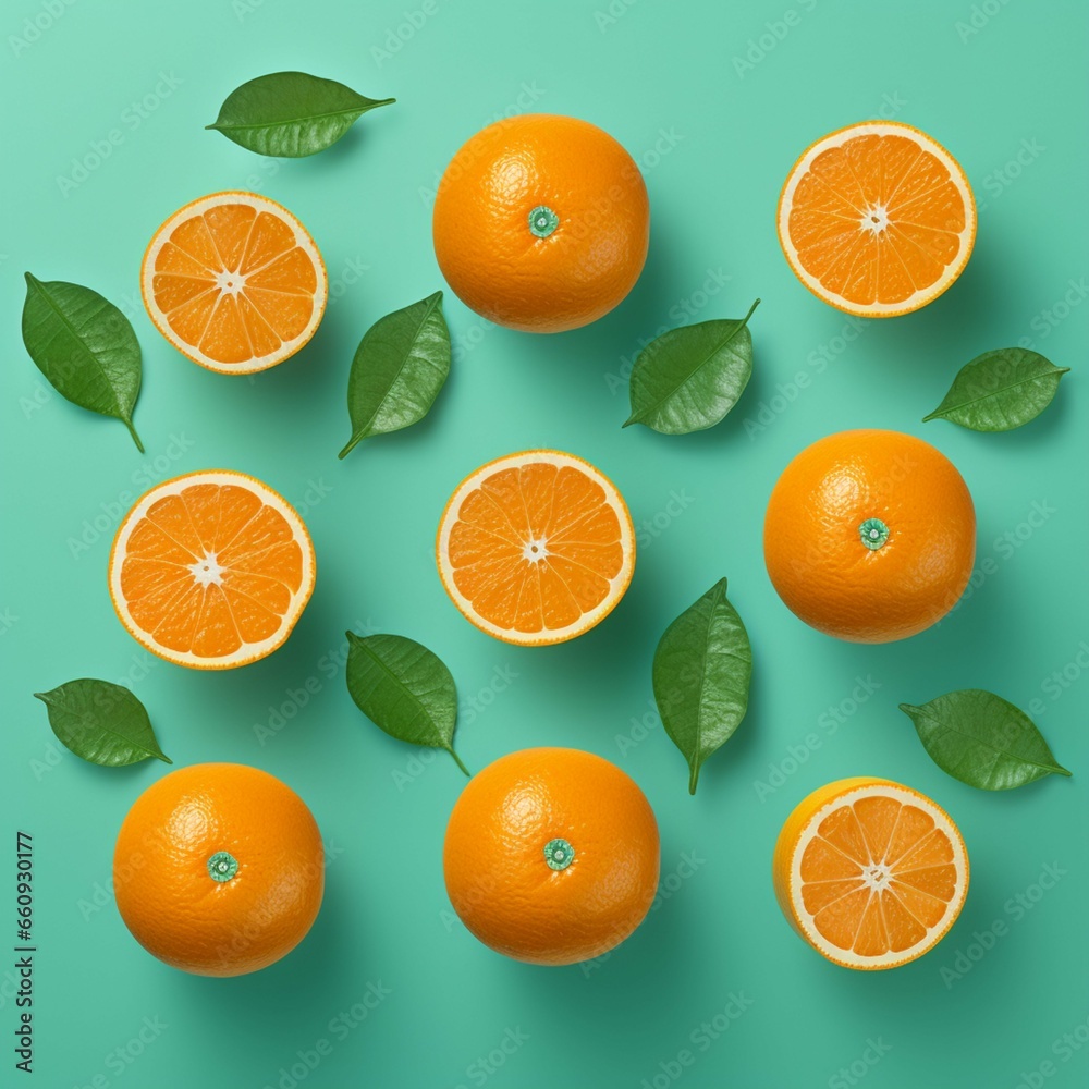 set of oranges , realistic 3d art. set of oranges , realistic 3d art.