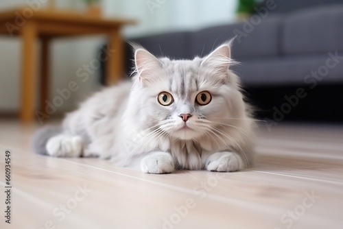 A beautiful domestic cat © Zaleman