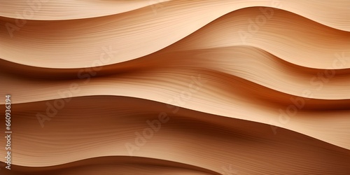 Wavy Wooden Room Texture Natural Wood Grain Wall Panel Rustic Wooden Wave Pattern Textured Timber Room Design Waves of Wooden Elegance Ai Generative