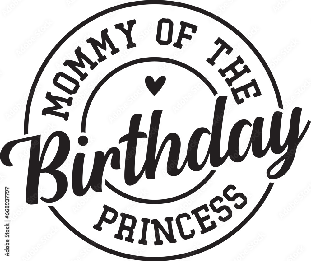 Birthday Princess design