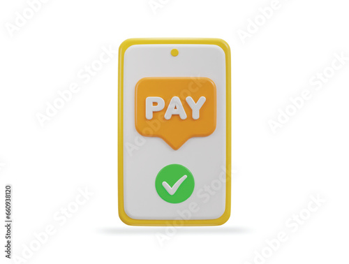 3d payment success icon