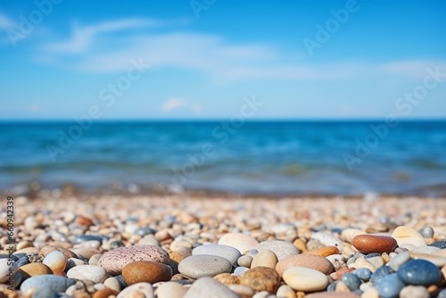 Beachside Pebble Scenery