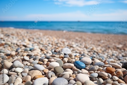 Beachside Pebble Scenery