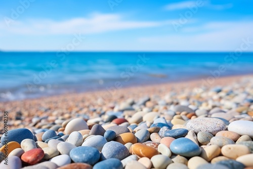Beachside Pebble Scenery
