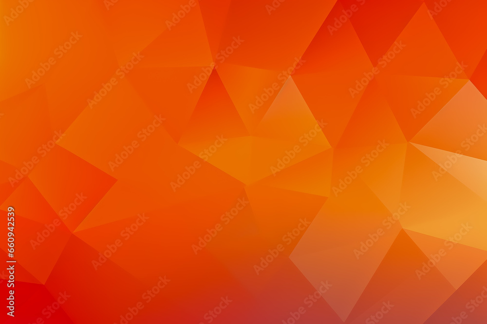 Light orange gradient triangles template background. - obrazy, fototapety, plakaty 
