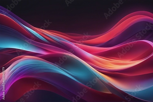 Abstract colorful wave background for design technology