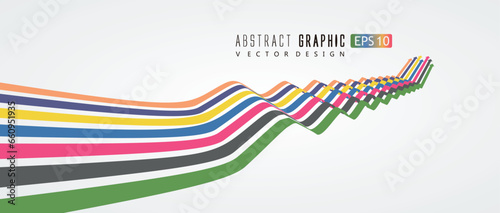 Staircase graphic design symbolizing development and progress.