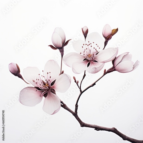 Watercolor floral bouquet isolated on white background.