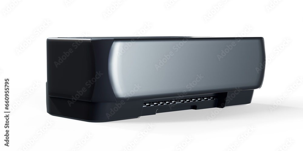 Modern black multifunction printer 3D rendering Modern black multifunction printer 3D rendering
