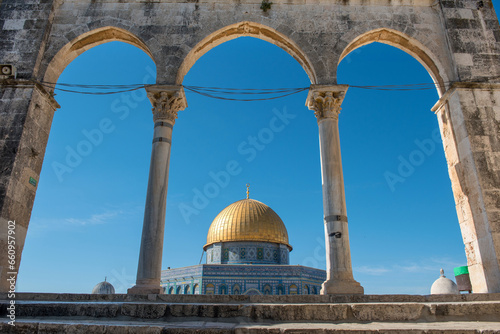 The Dome of the Rock, Temple Mount, al-Aqsa mosque, Jerusalem, Israel