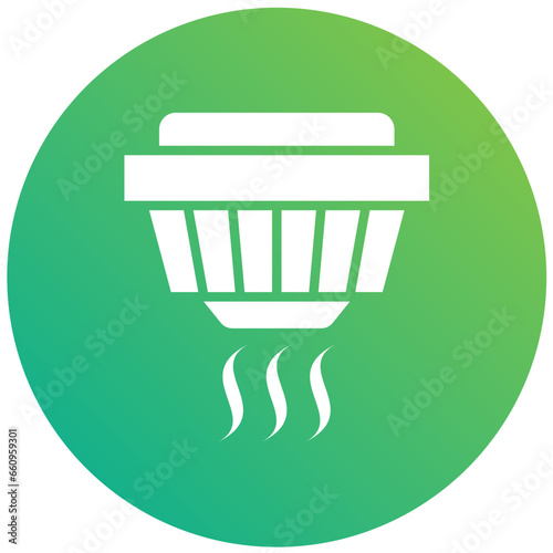 Smoke detector Vector Icon Design Illustration