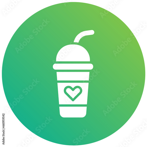 Frappe Vector Icon Design Illustration