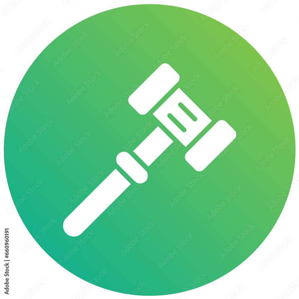 Gavel Vector Icon Design Illustration Gavel Vector Icon Design Illustration