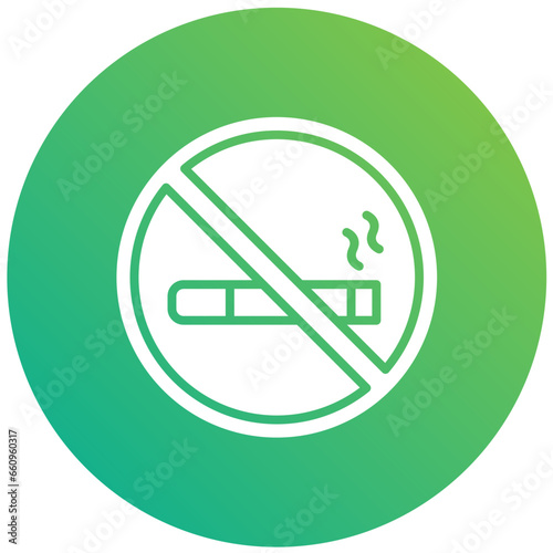 Free Download No smoking Vector Icon Design Illustration - GFXLoad