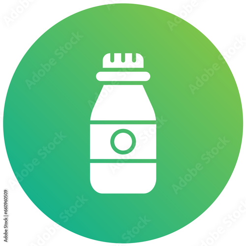 Vial bottle Vector Icon Design Illustration