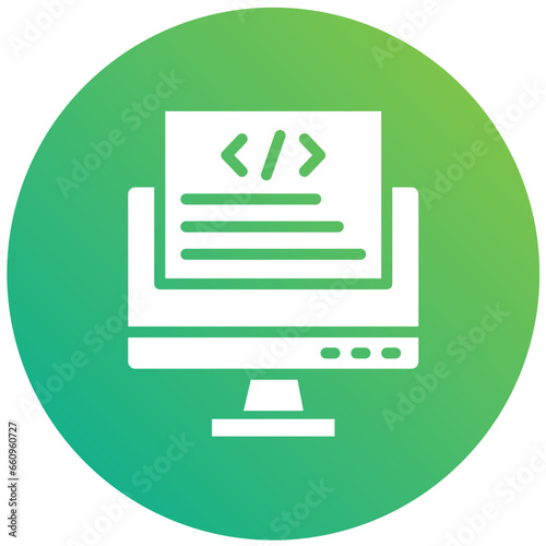 Front end Vector Icon Design Illustration