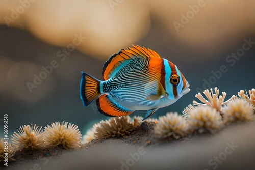 fish on coral