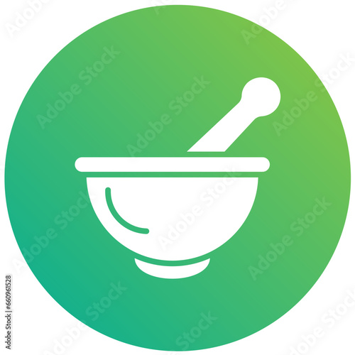 Mortar Vector Icon Design Illustration