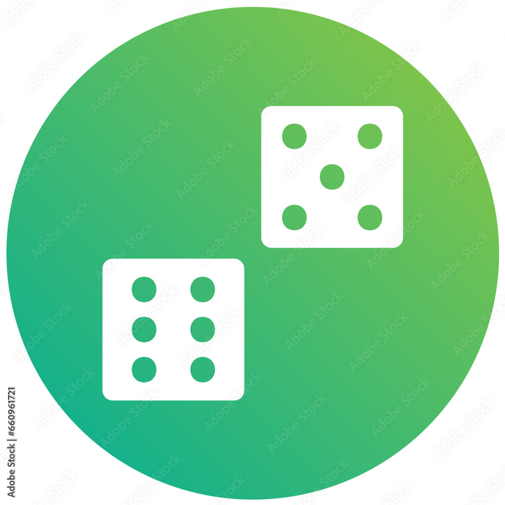 Dice Vector Icon Design Illustration Dice Vector Icon Design Illustration