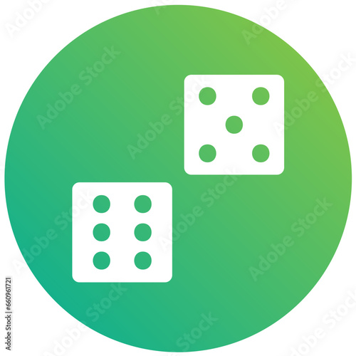 Dice Vector Icon Design Illustration