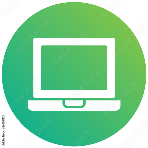 Laptop Vector Icon Design Illustration