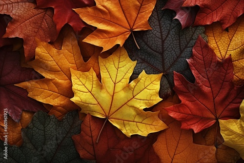 Autumn leaves background