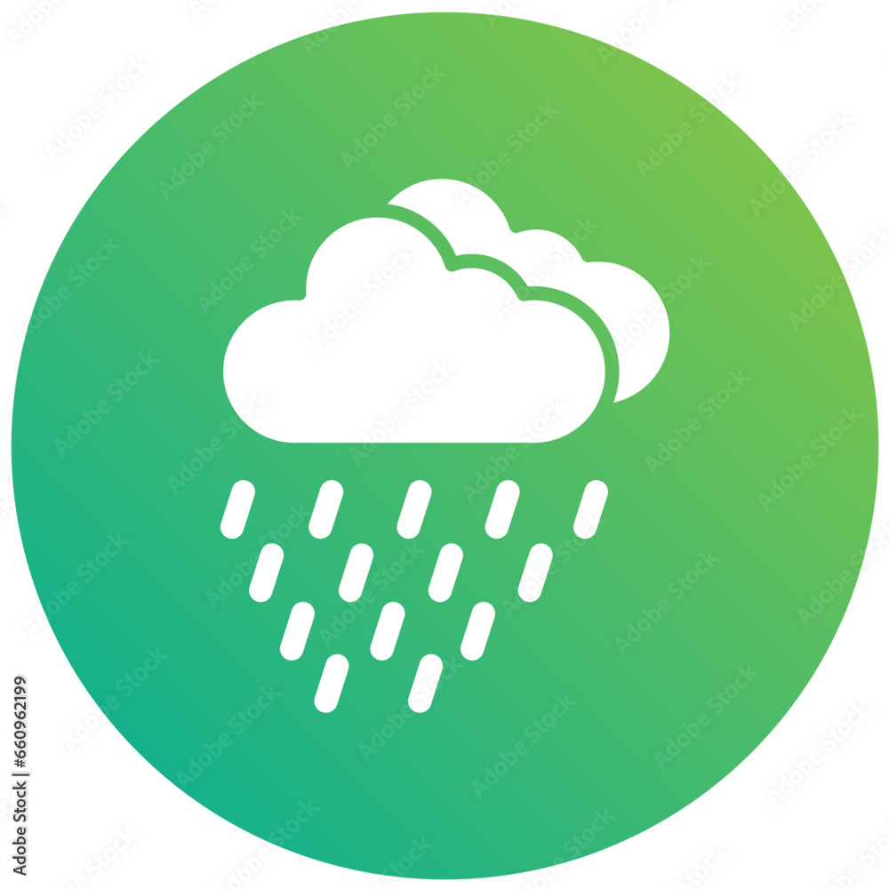 Rain Vector Icon Design Illustration Rain Vector Icon Design Illustration