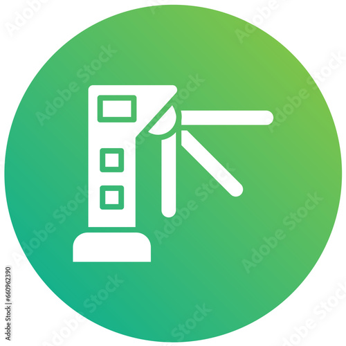 Turnstiles Vector Icon Design Illustration