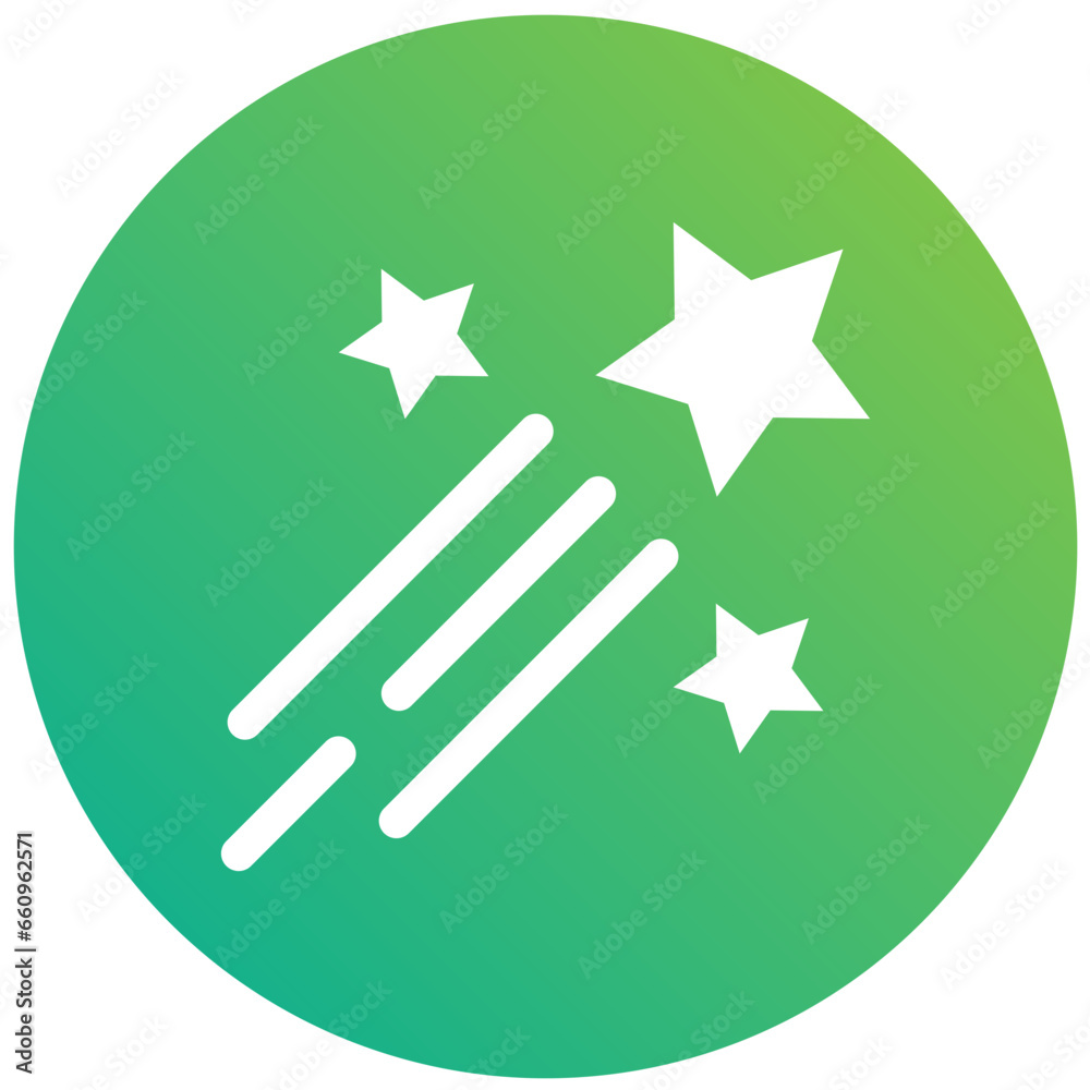 Shooting stars Vector Icon Design Illustration Shooting stars Vector Icon Design Illustration