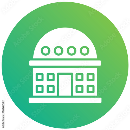 Planetarium Vector Icon Design Illustration