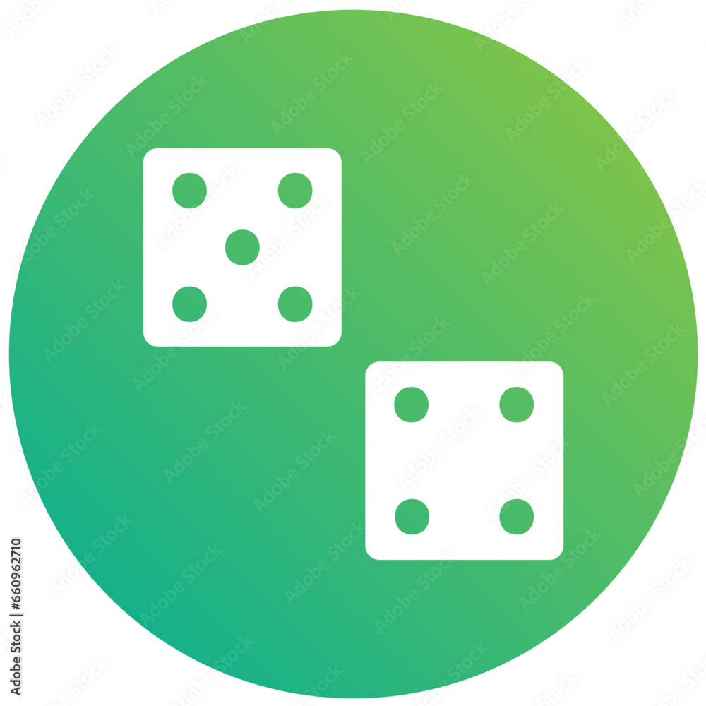 Dices Vector Icon Design Illustration Dices Vector Icon Design Illustration